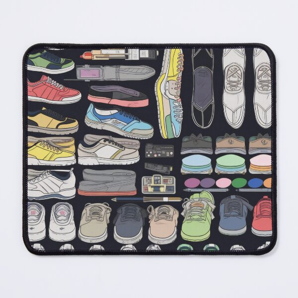 Item preview, Tennis Shoes Collection Knolling | Illustration | 8K | designed and sold by Hazmat-AI7.