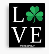 Proud To Be Irish St Patricks Day Shamrock Gifts Canvas Print