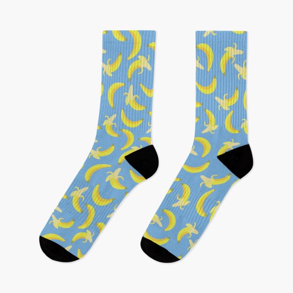 Item preview, Yellow Banana Pattern on Blue Background designed and sold by Ayoub14.