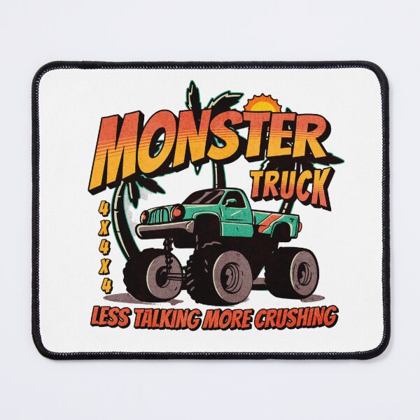 Item preview, Less Talking More Crushing Monster Truck designed and sold by PlayfulPrint.