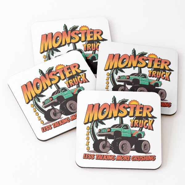 Item preview, Less Talking More Crushing Monster Truck designed and sold by PlayfulPrint.