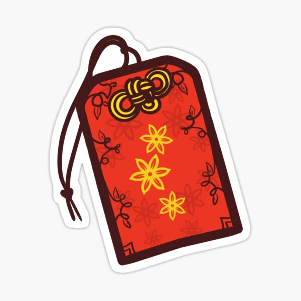 Omamori Holographic Stickers Vinyl Stickers Aesthetic 