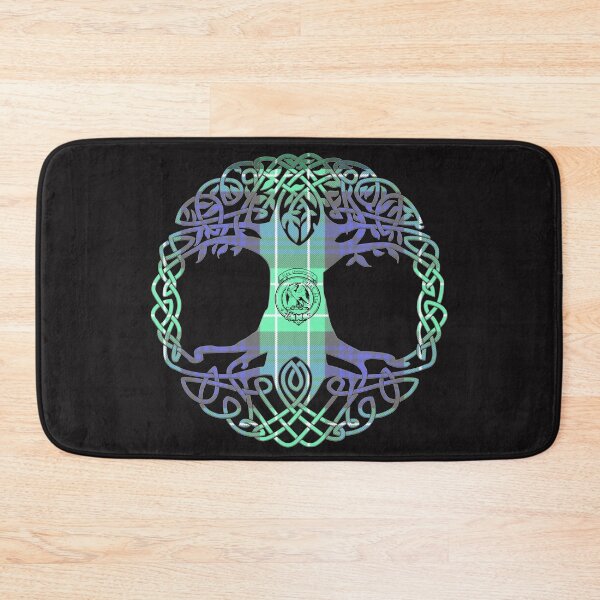 Item preview, Abercrombie Tree of Life Clan Scottish Surname crest and tartan designed and sold by BagTown Clans.