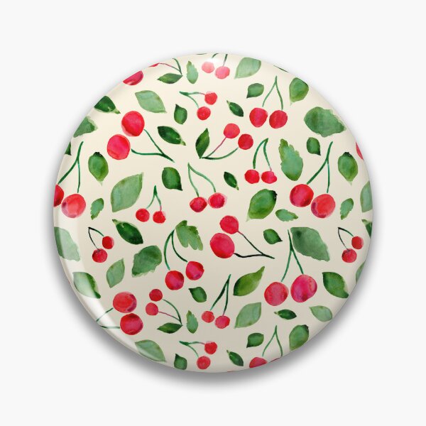 Item preview, Cherries OffWhite designed and sold by SandraArtStudio.