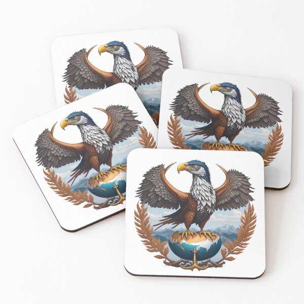 Item preview, Mighty eagle logo sticker powerful desing designed and sold by Linkme.