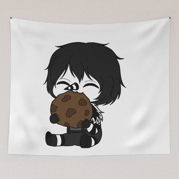 Item preview, cute creepypasta laughing jack eat cookie designed and sold by EveryCuteThings.