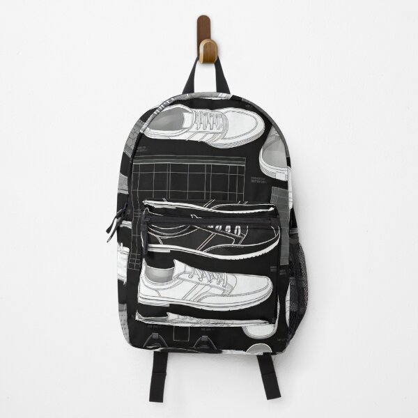 Item preview, Tennis Shoes Knolling | Illustration | Black&White | 8K | designed and sold by Hazmat-AI7.