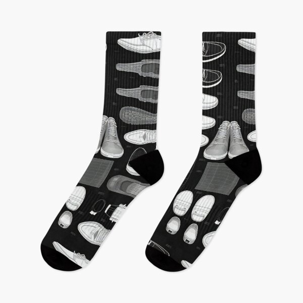 Item preview, Tennis Shoes Knolling | Illustration | Black&White | 8K | designed and sold by Hazmat-AI7.