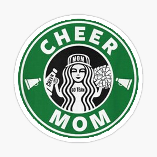 Cheer Moms Spend A Latte Starbucks Inspired Decal Sticker