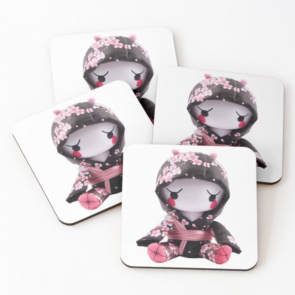 Item preview, Cherry Blossom Chibi Sakura Ninja Doll designed and sold by TVBArchive.