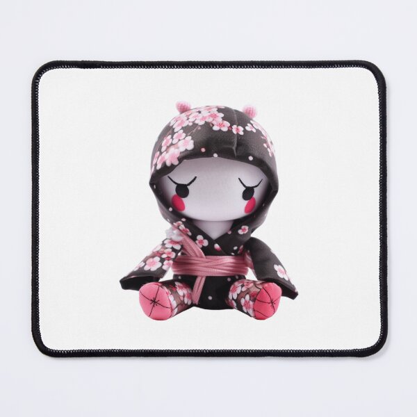 Item preview, Cherry Blossom Chibi Sakura Ninja Doll designed and sold by TVBArchive.
