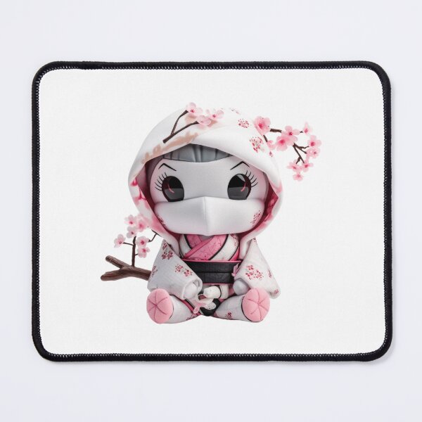 Item preview, Cute Cherry Blossom Chibi Sakura Ninja Doll designed and sold by TVBArchive.