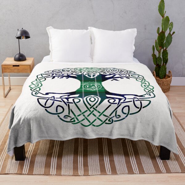 Item preview, Abercrombie Tree of Life Clan Scottish Surname crest and tartan designed and sold by BagTown Clans.