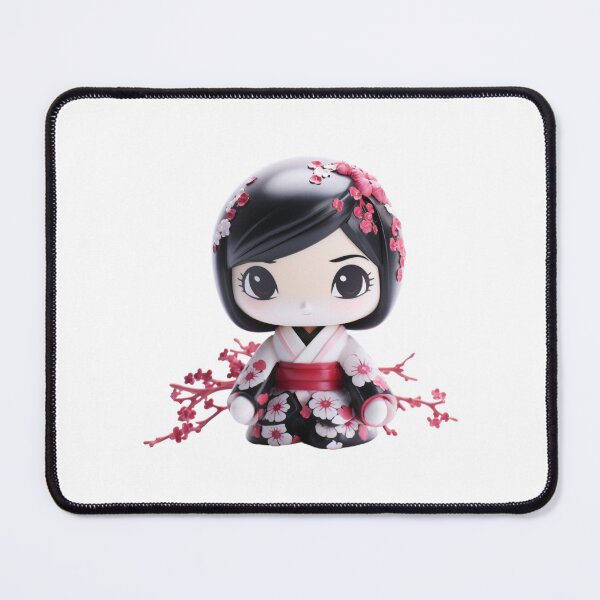 Item preview, Adorable Cherry Blossom Chibi Sakura Ninja Doll designed and sold by TVBArchive.