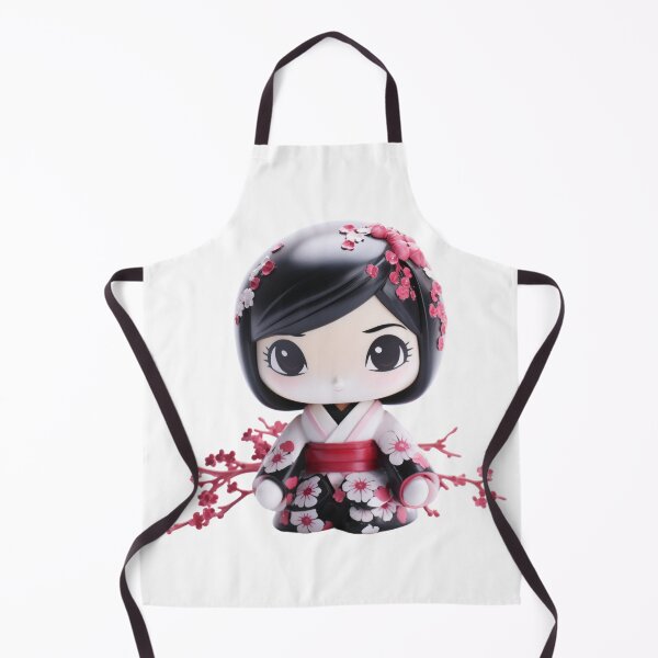 Artikelvorschau, Adorable Cherry Blossom Chibi Sakura Ninja Doll entworfen und verkauft von TVBArchive.