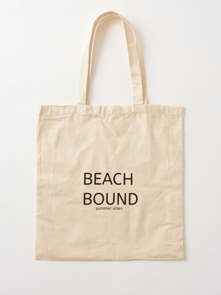 Beach Bound Canvas Tote Bag
