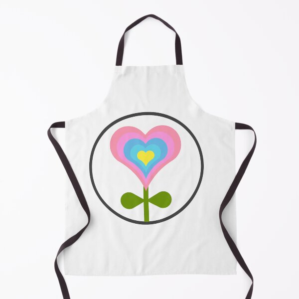 Item preview, Retro happy heart flower designed and sold by Sunwang.