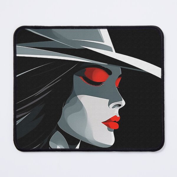 Item preview, Elegant flat art of a Top Model wearing a hat. designed and sold by paulo silveira.