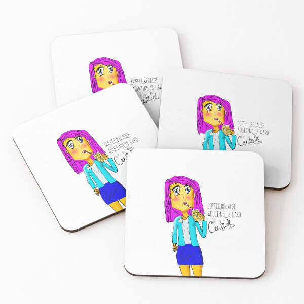 Item preview, Coffee, because adulting is hard.  designed and sold by CutieMae.