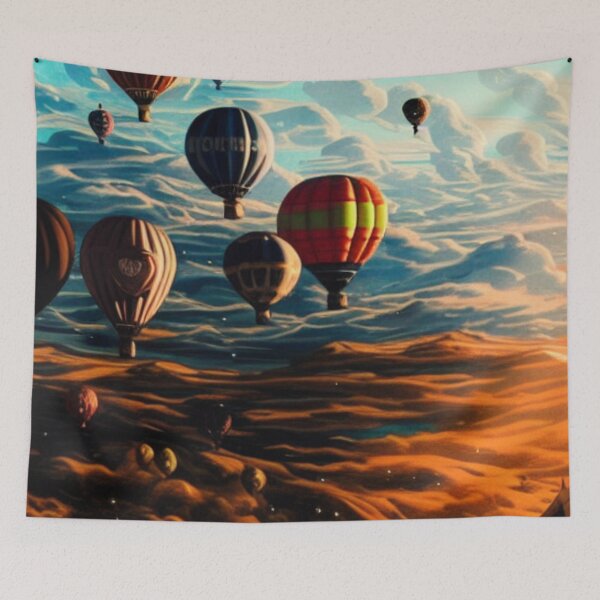 Item preview, Surreal Skies: The Magic of Hot Air Balloon Rides 1 designed and sold by MagnifiqueMind.