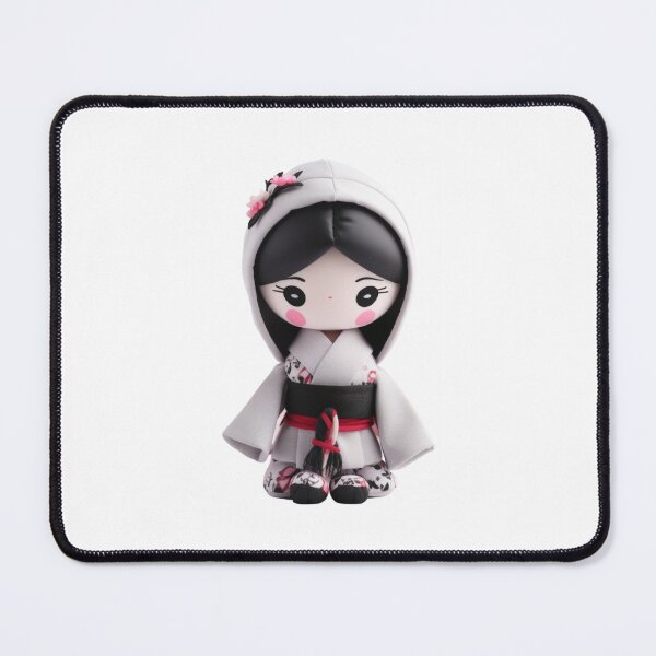 Item preview, Adorable Cherry Blossom Chibi Sakura Ninja Doll designed and sold by TVBArchive.