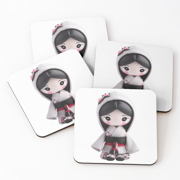 Item preview, Adorable Cherry Blossom Chibi Sakura Ninja Doll designed and sold by TVBArchive.