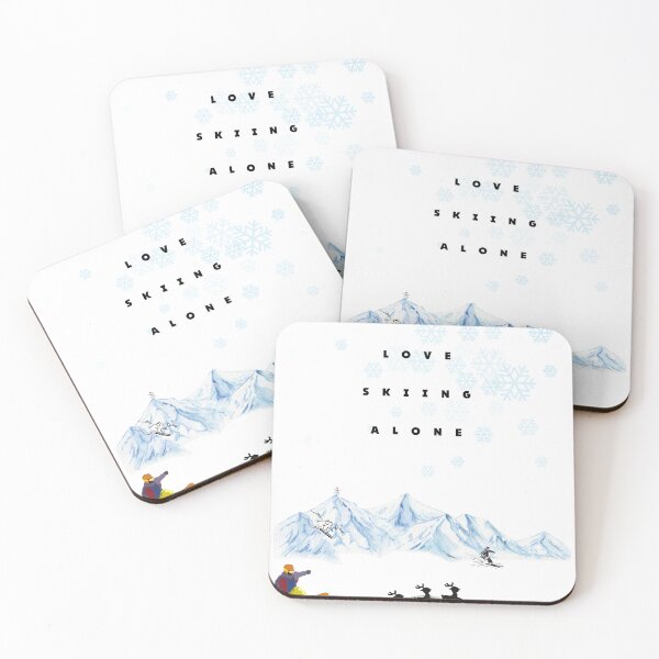Item preview, Oh just I love skiing alone designed and sold by Nizarri.