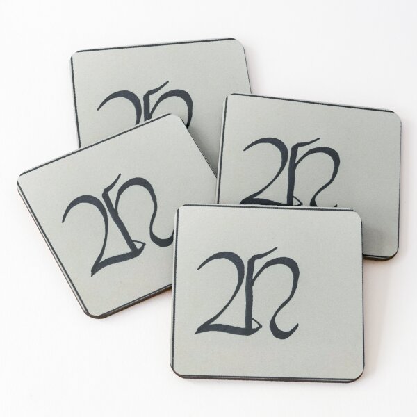 Item preview, Letter "H" Written in Calligraphy (style: Rotonda) designed and sold by Nigel Parkinson, Jr..