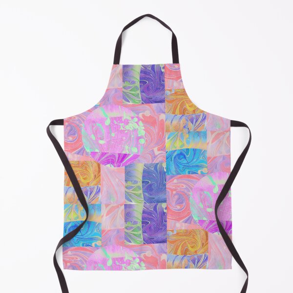 Item preview, Marble Magic: Modern and Fresh Ebru Collages designed and sold by goedesign.