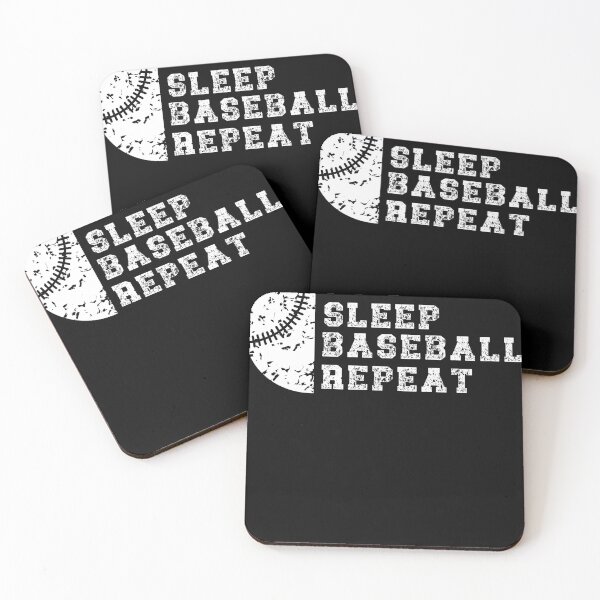 Item preview, Eat sleep baseball repeat designed and sold by Hamouda76.