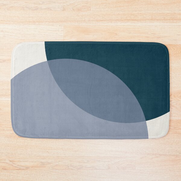 Item preview, Blue circles in Mid Century style designed and sold by BattaAnastasia.