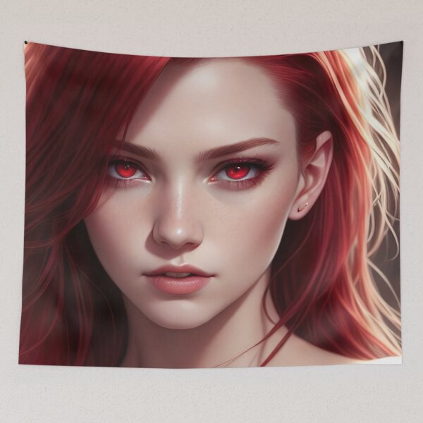 Item preview, "Burning Desire: The Epic Journey of a Red-Haired Warrior on a Path of Vengeance" designed and sold by atsuko kuradome.