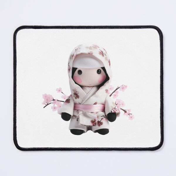 Item preview, Copy of Adorable Cherry Blossom Chibi Sakura Ninja Doll designed and sold by TVBArchive.