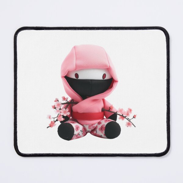 Item preview, Chibi Sakura Ninja Doll - Pink Cherry Blossom designed and sold by TVBArchive.