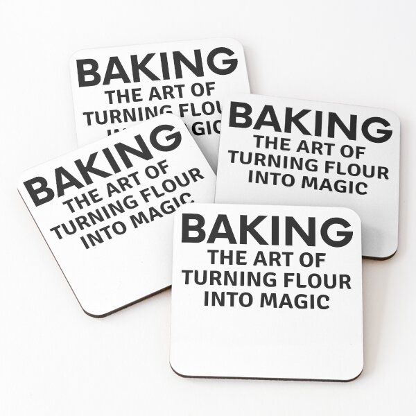 Item preview, Baking The Art of Turning Flour Into Magic designed and sold by MoonsmileProd.