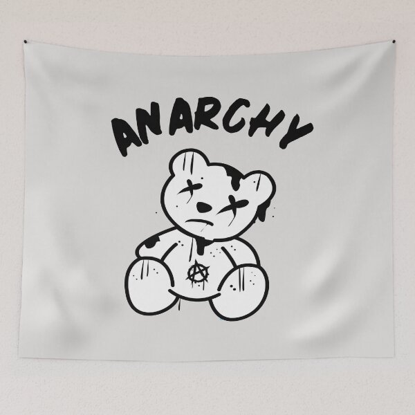 Item preview, Anarchist Punk Bear. Punk rock fans gift. designed and sold by paulo silveira.