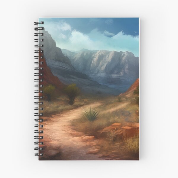 Item preview, Red rock canyon with towering cliffs  designed and sold by synthetichoriz.
