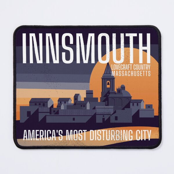Item preview, Innsmouth Vintage Travel Poster Lovecraft designed and sold by GEEK-FACTORY-EU.
