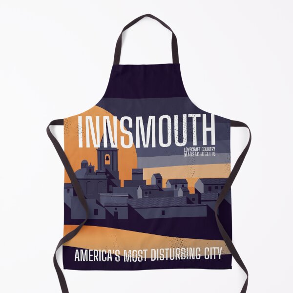 Item preview, Innsmouth Vintage Travel Poster Lovecraft designed and sold by GEEK-FACTORY-EU.