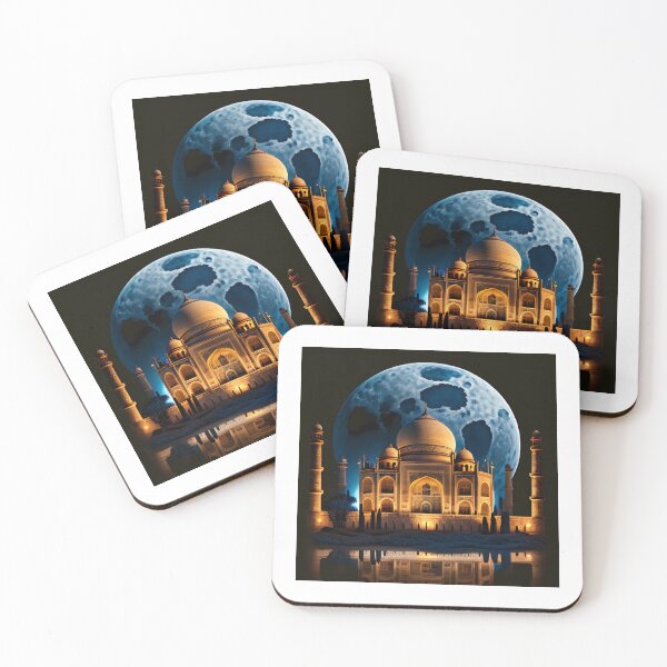 Item preview, Moonlit Taj Mahal designed and sold by Travelslightly.