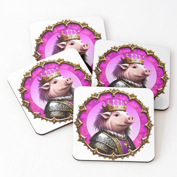 Item preview, Noble king piggy designed and sold by Piggy-Art.