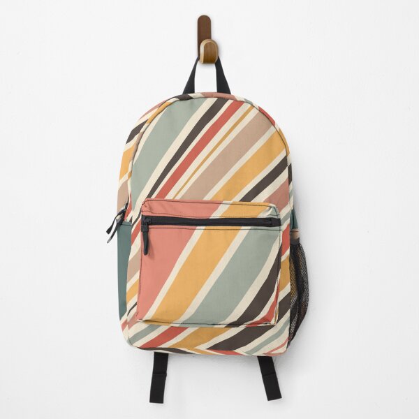 Item preview, Abstract diagonal retro style stripes designed and sold by BattaAnastasia.
