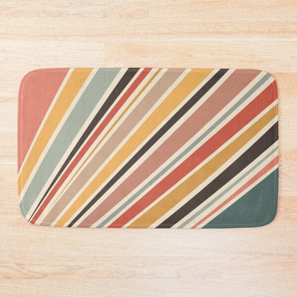 Item preview, Abstract diagonal retro style stripes designed and sold by BattaAnastasia.