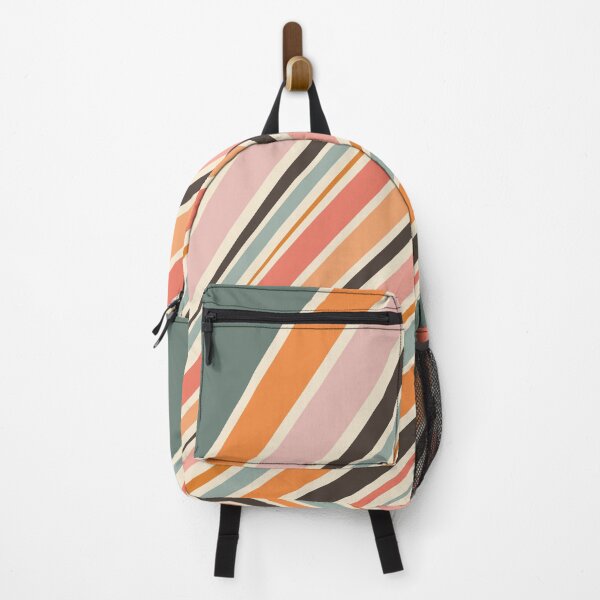 Item preview, Abstract diagonal retro style stripes designed and sold by BattaAnastasia.