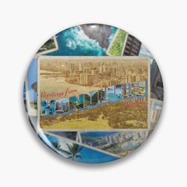 Item preview, Saludos desde Honolulu en Hawaii Recuerdo retro de estilo vintage designed and sold by DeveloperProp0.