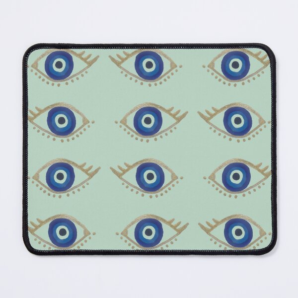 Item preview, Hand-Drawn Golden Evil Eye designed and sold by ridewilddesign.