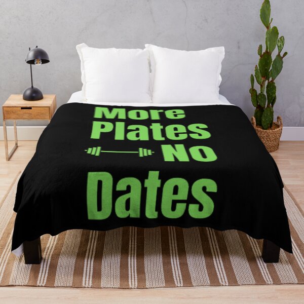 Item preview, More Plates No Dates Gym Fitness Bodybuilding  designed and sold by TeePassion.