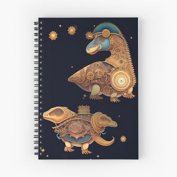 Item preview, Steampunk dinosaurs in space designed and sold by Jasardpu.