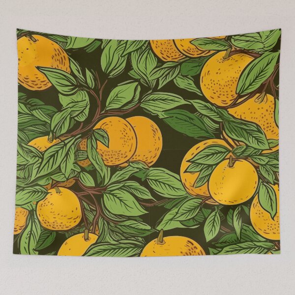 Item preview, Bright Oranges Engraved: Fluid Organic Design designed and sold by TopArtsy.