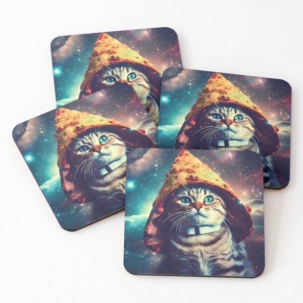 Item preview, Galaxy Taco Sandwich Cat with Hat designed and sold by Artyselley.